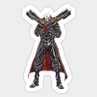 Overwatch Reaper Dracula Halloween Skin Sticker